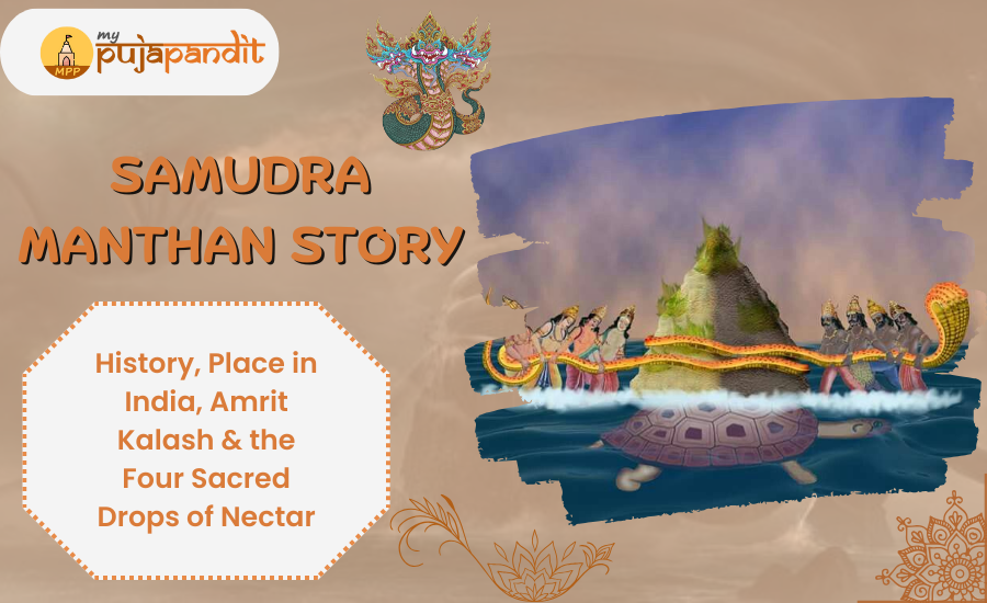 Samudra Manthan Story: History, Place in India, Amrit Kalash & the Four Sacred Drops of Nectar